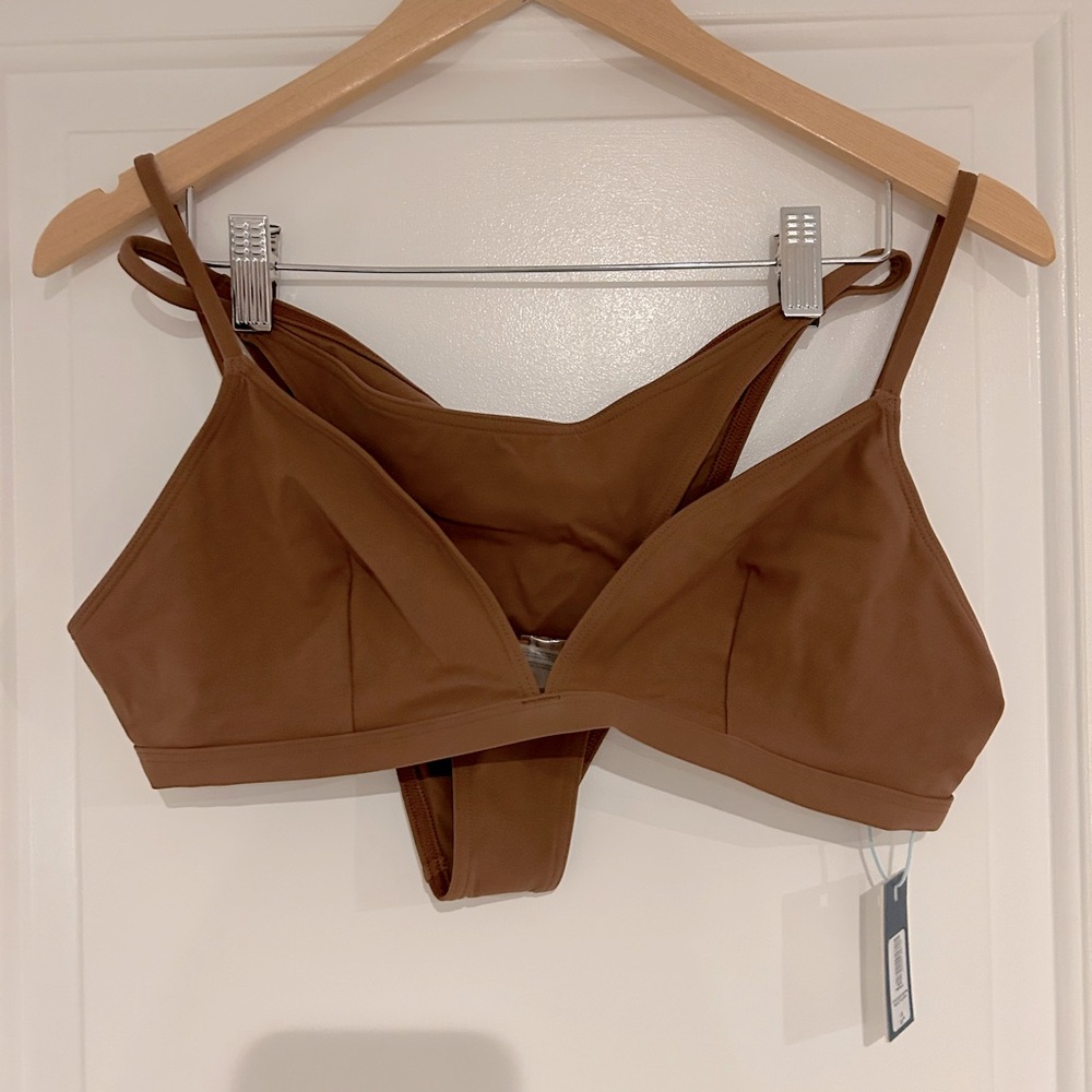 Aritzia Babaton Bikini - Size L - triangle top and banded bottom